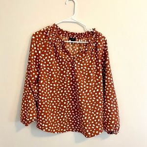 J. Crew Burnt Orange Top